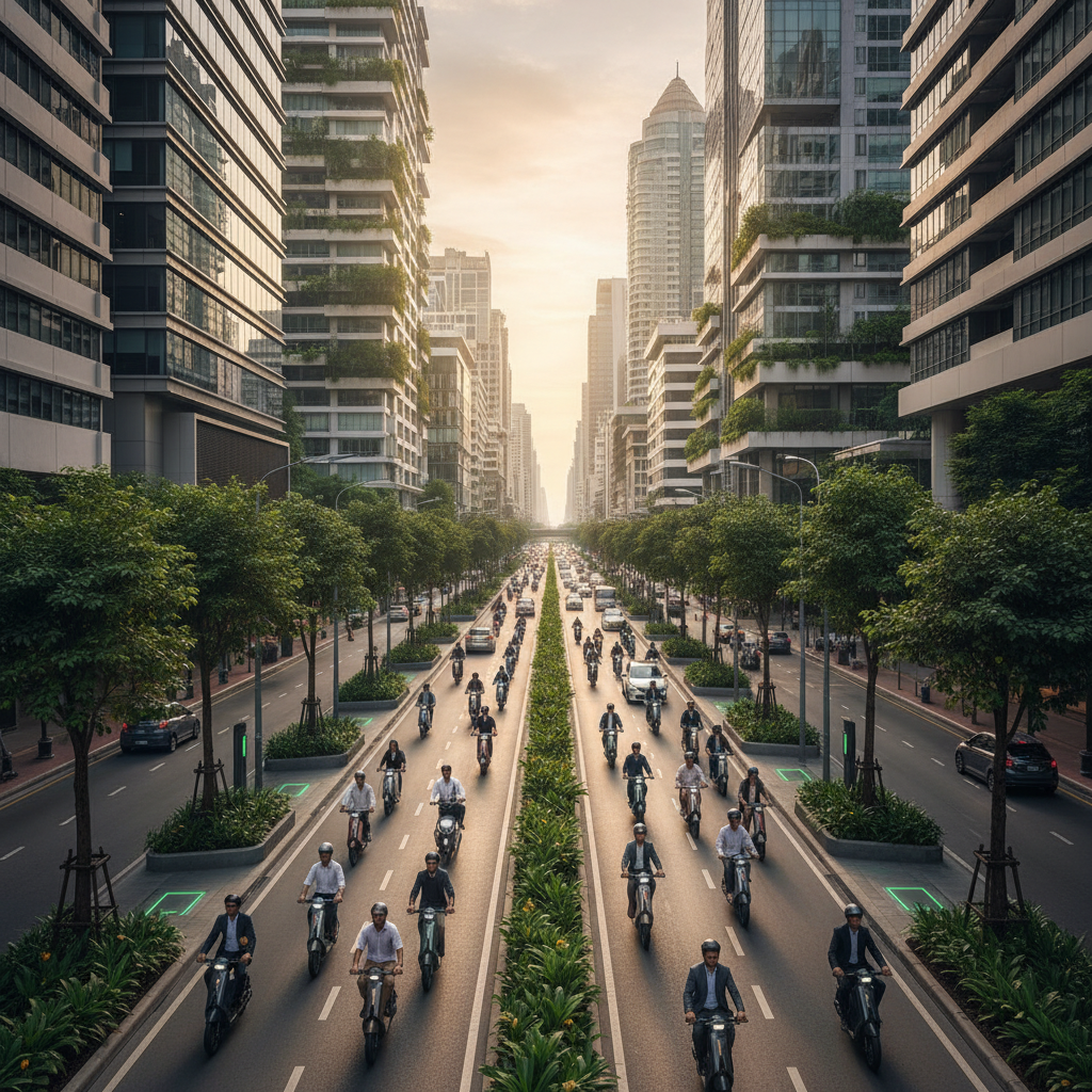 เทรนด์ Micro-Mobility 2026: สกู๊ตเตอร์ไฟฟ้าจะครองเมือง? - micromobility-trends-2026-thailand