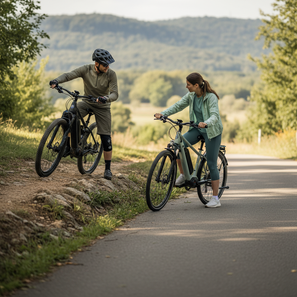 มอเตอร์กลาง vs ดุมล้อ E-Bike แบบไหนเหมาะกับคุณ? - mid-drive-vs-hub-motor-ebike