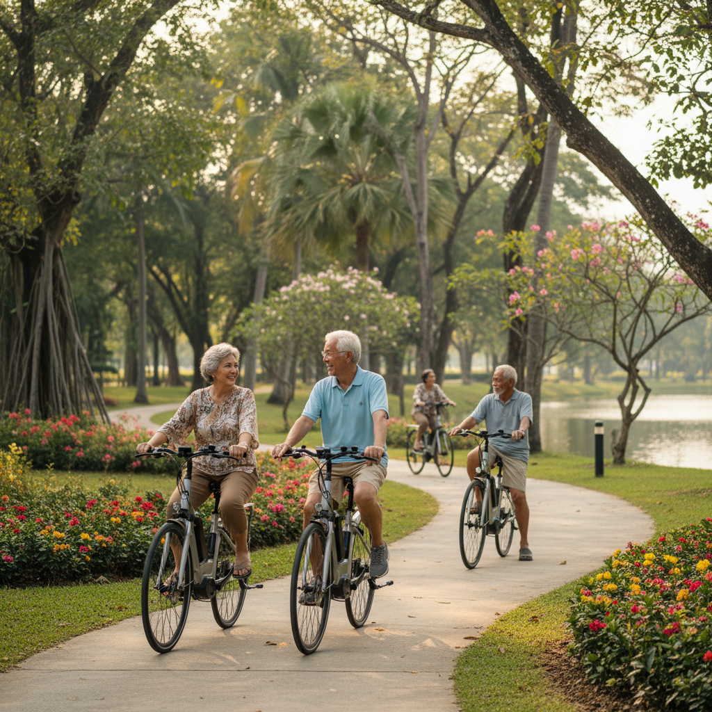 เทรนด์ใหม่: ทำไมผู้สูงวัยถึงหันมาใช้จักรยานไฟฟ้า? - senior-ebike-trend-thailand