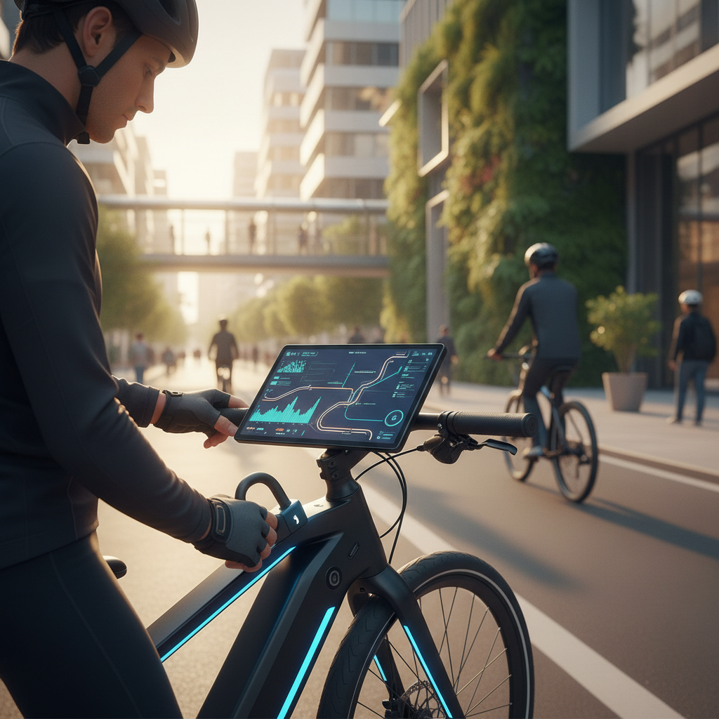 เทรนด์ E-Bike 2026: เชื่อมต่อแอปฯ วัดสุขภาพ-กันขโมย - smart-ebike-app-trends-2026