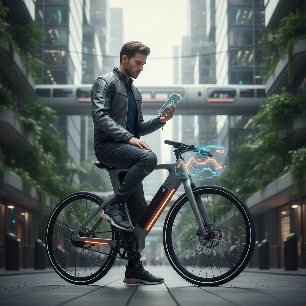 เทรนด์ Smart E-Bike 2570: เชื่อมต่อแอป GPS กันขโมย - smart-ebike-trends-2027-iot