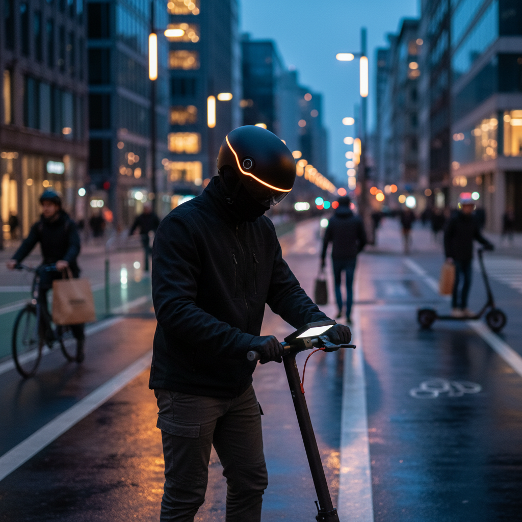 หมวกกันน็อกอัจฉริยะ: เทรนด์ความปลอดภัย E-Bike ปี 2026 - smart-helmet-ebike-safety-trend