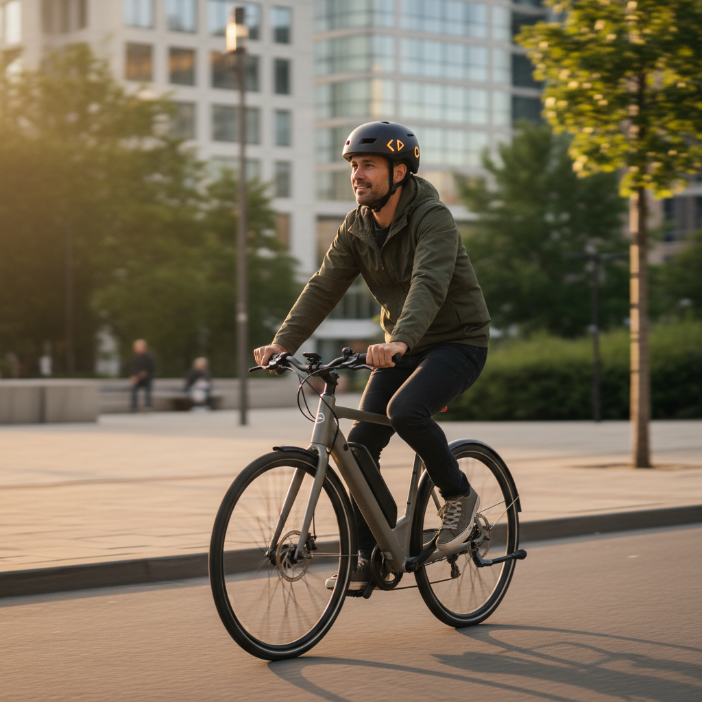 Smart Helmet เทรนด์ใหม่! ขี่ E-Bike ปลอดภัยขึ้น แค่ใส่หมวก - smart-helmet-ebike-safety-trend