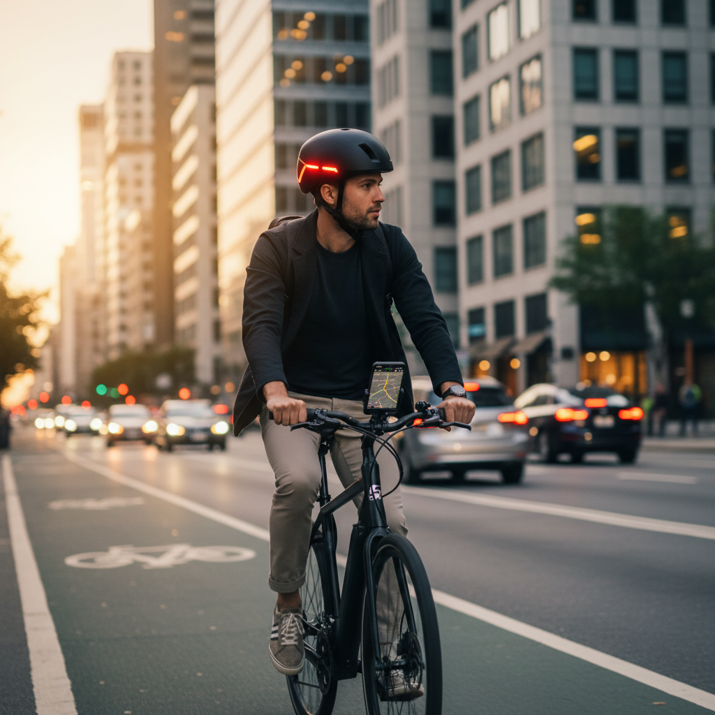 หมวกกันน็อกอัจฉริยะ (Smart Helmet) เทรนด์ใหม่สาย E-Bike - smart-helmet-ebike-safety-trend