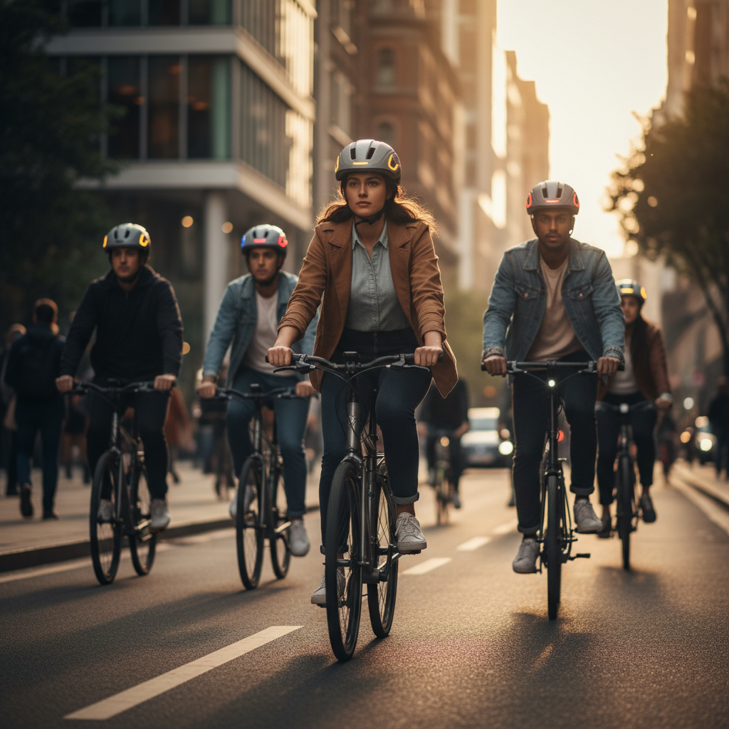 หมวกกันน็อกอัจฉริยะ: เทรนด์ใหม่สาย E-Bike ปลอดภัย x2 - smart-helmet-ebike-safety-trends