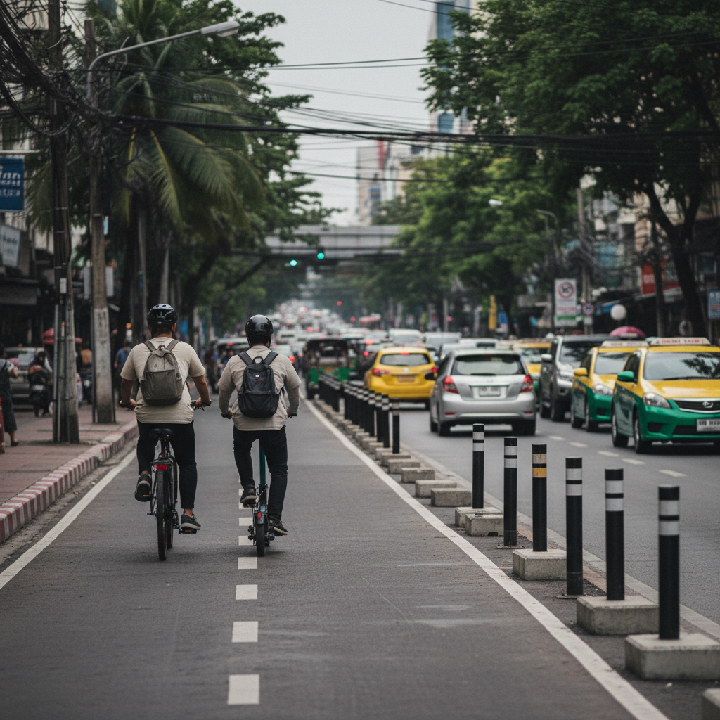 เทรนด์ Bike Lane ในเมืองไทย เอื้อต่อผู้ใช้ E-Bike แค่ไหน? - thailand-bike-lane-trend-ebike