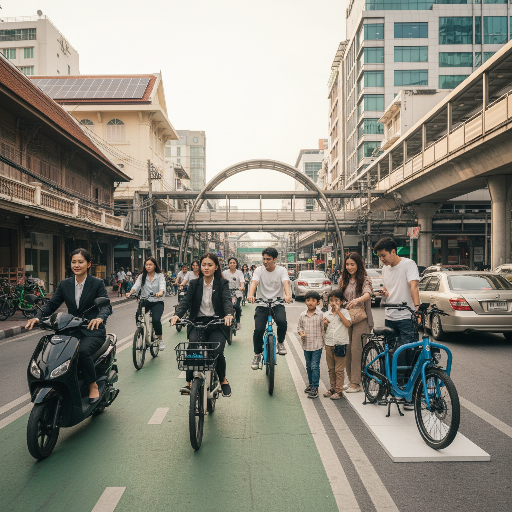 รัฐช่วยจ่าย? ส่องนโยบาย EV หนุนจักรยานไฟฟ้าปี 2570 - thailand-ev-policy-ebike-subsidy