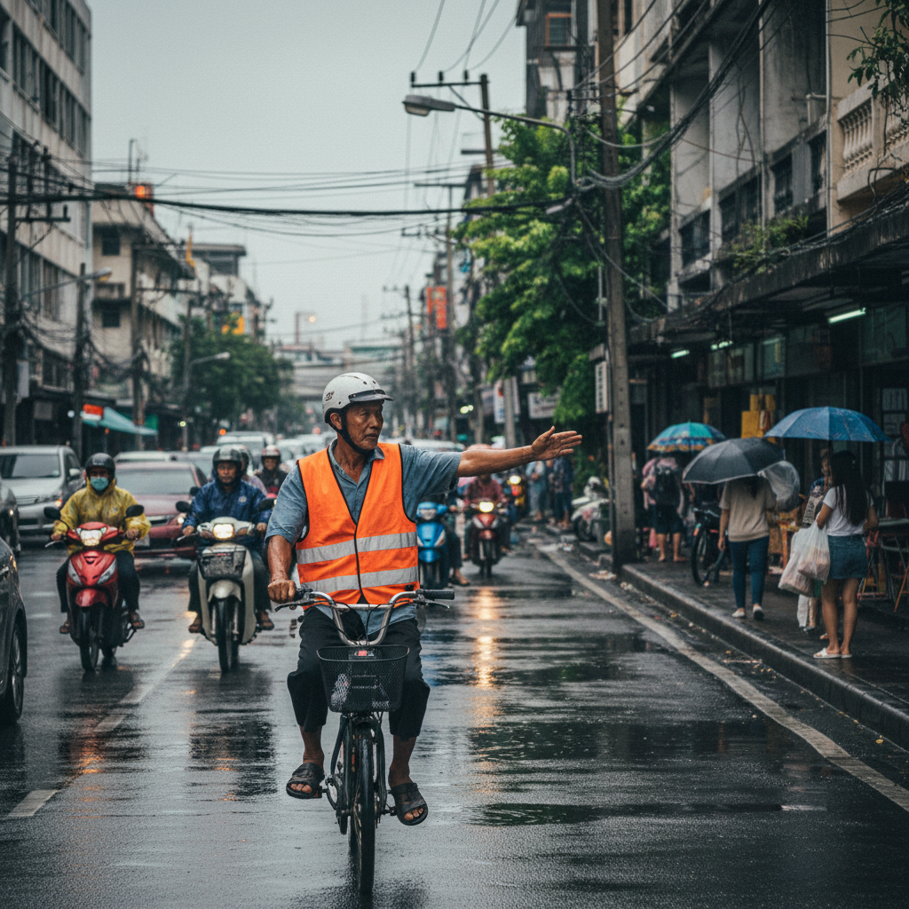 ขับ E-Bike ในเมืองให้โปร! 5 ทริคปลอดภัยสำหรับมือใหม่ - urban-ebike-safety-riding-tips
