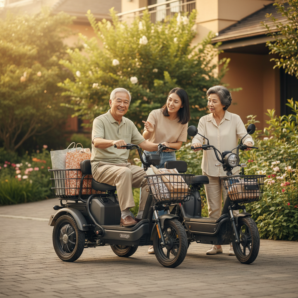 2 ล้อ หรือ 3 ล้อ? เลือก 'รถไฟฟ้าผู้สูงอายุ' ให้ปลอดภัย ไม่เสี่ยงล้ม - 2-wheel-vs-3-wheel-ebike-elderly-guide