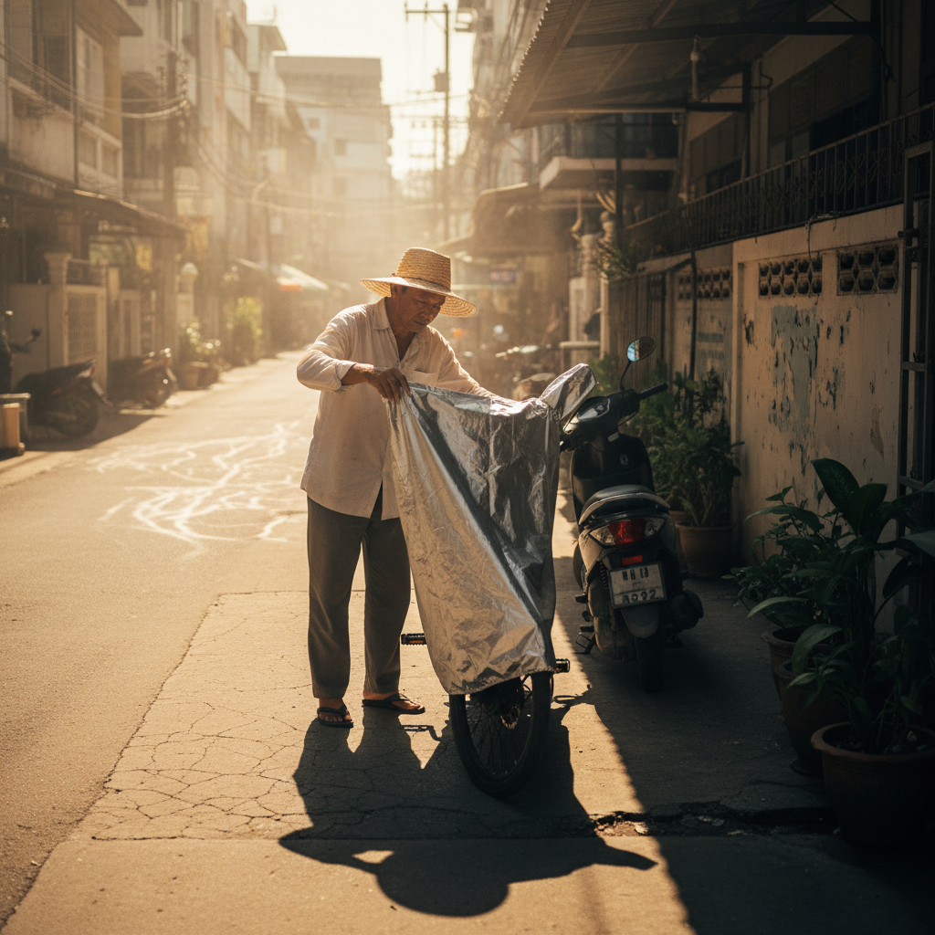 จอดตากแดดทำร้ายรถ! 5 วิธีดูแลจักรยานไฟฟ้าให้ทนทานสู้ร้อน - 5-tips-protect-ebike-scooter-from-sun-heat