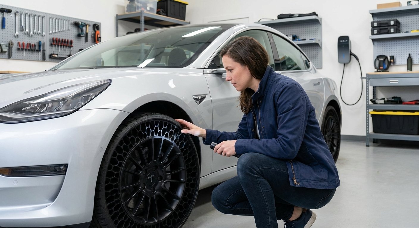 ไม่ต้องปะยาง! เทรนด์ ‘Airless Tire’ 2026 ยางรังผึ้ง ไม่กลัวตะปู