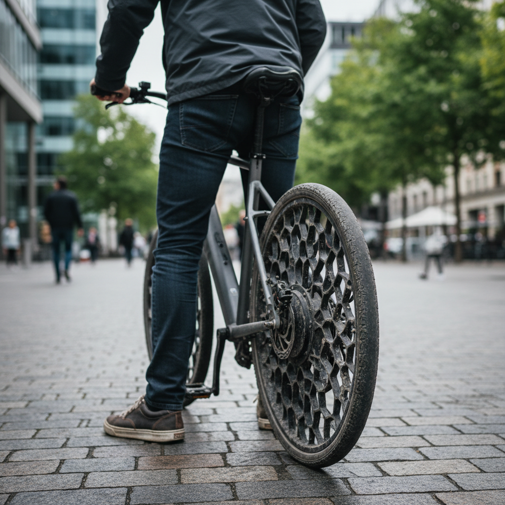 ลาก่อนยางรั่ว! จับตาเทรนด์ 2026 'ยางไร้ลม' นวัตกรรมใหม่ที่จะมาปฏิวัติวงการ E-Bike - airless-tire-technology-trend-ebike-2026