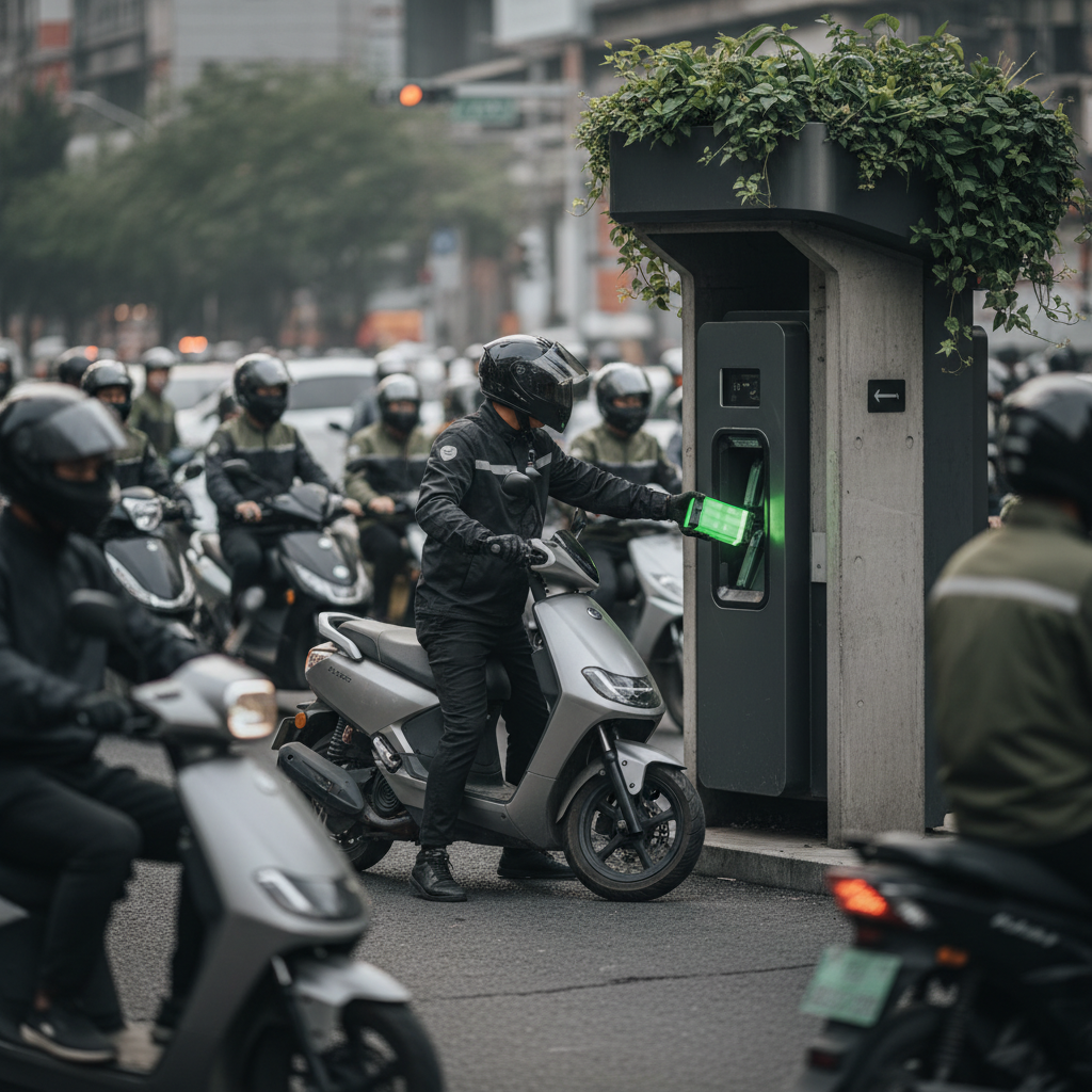 เลิกง้อสายชาร์จ! เทรนด์ 'Battery Swap' ปี 2026 สลับแบตฯ 1 นาที ไปต่อได้เลย - battery-swap-station-trend-2026-ev-thailand