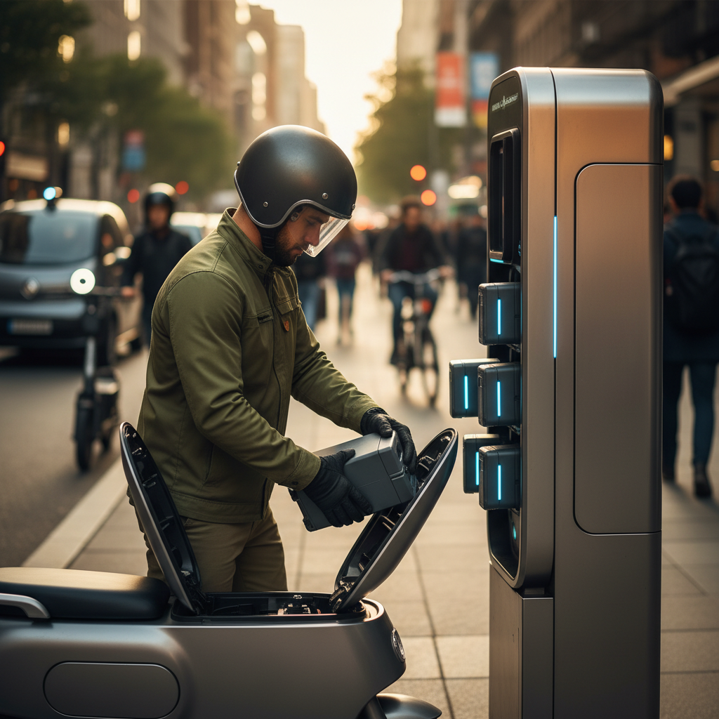 ชาร์จช้าหลบไป! เทรนด์ 2026 'Battery Swap' สลับแบตฯ 1 นาทีเสร็จ - battery-swapping-station-trend-2026-ev