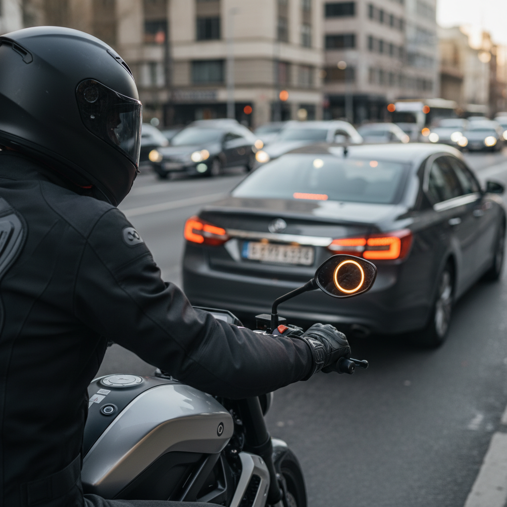 มอไซค์มีตาหลัง! เทรนด์ 2026 'Blind Spot' ระบบเตือนมุมอับสายตา - blind-spot-detection-system-ebike-safety-trend-2026