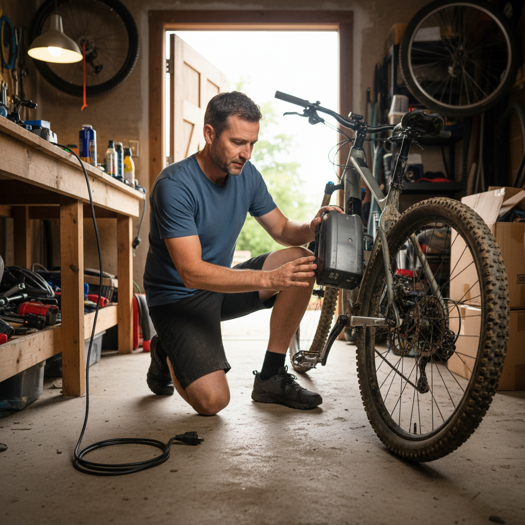 ชาร์จผิดแบตบวม! กฎเหล็ก 'ห้ามชาร์จทันที' และสูตร 20-80% ยืดอายุแบตไปอีก 3 ปี - ebike-battery-charging-tips-extend-life