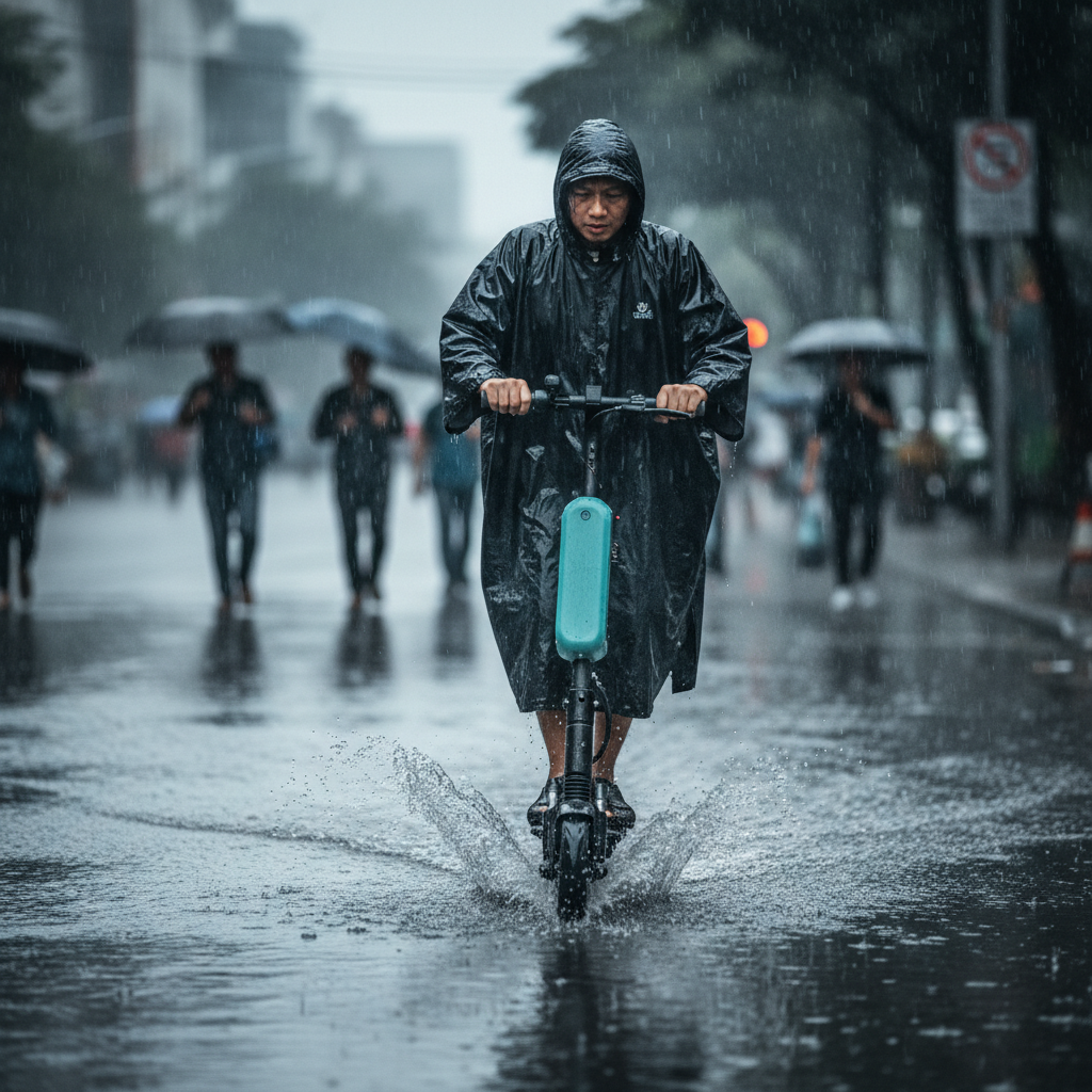 ขี่ลุยฝนได้ไหม? รู้จักค่า IP Rating มาตรฐานกันน้ำ E-Bike ก่อนพัง! - ebike-scooter-ip-rating-waterproof-guide