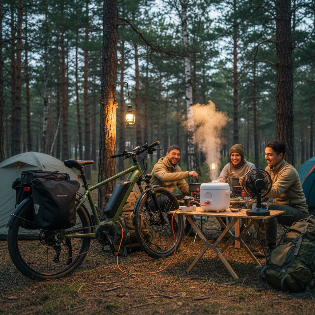 สายแคมป์เฮ! เทรนด์ 2026 'E-Bike V2L' จ่ายไฟได้ ไม่ง้อเครื่องปั่นไฟ - ebike-v2l-technology-camping-trend-2026