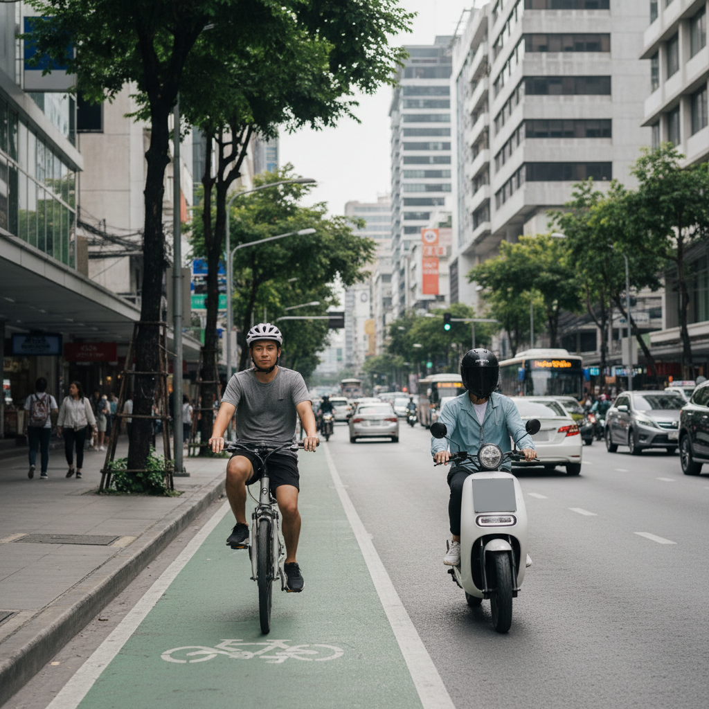 ต้องจดทะเบียนไหม? เคลียร์ชัดๆ กฎหมาย 'จักรยานไฟฟ้า vs มอเตอร์ไซค์ไฟฟ้า' ขี่บนถนนใหญ่ได้หรือเปล่า? - ebike-vs-electric-motorcycle-law-thailand-registration