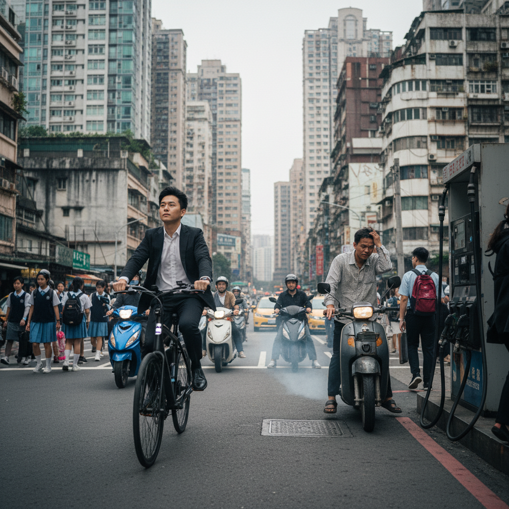 น้ำมันพุ่งไม่หยุด! เทียบความคุ้มค่าปี 2026 ขี่ 'E-Bike' ประหยัดกว่ารถน้ำมันกี่เท่า? - ebike-vs-gasoline-cost-comparison-2026