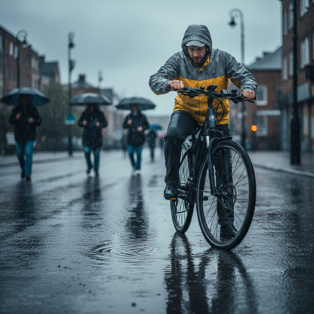 ฝนตกขี่ได้ไหม? ดูค่า 'IP Rating' กันน้ำระดับไหน ลุยน้ำท่วมได้จริงหรือพังยับ? - ebike-waterproof-ip-rating-guide