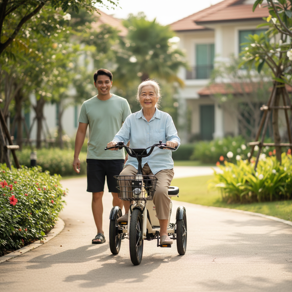 สังคมสูงวัย 2026: เจาะเทรนด์ 'สามล้อไฟฟ้า' ไอเทมคืนอิสระให้ผู้สูงอายุ (แทนวีลแชร์) - elderly-electric-tricycle-trend-2026