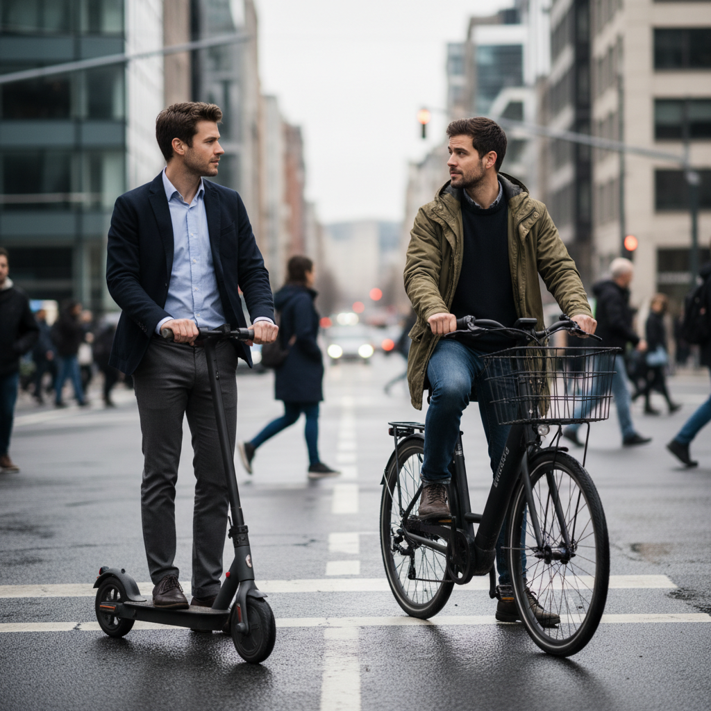 สกู๊ตเตอร์ vs จักรยานไฟฟ้า เลือกแบบไหน? เทียบสเปกให้ชัดก่อนซื้อ - electric-scooter-vs-ebike-buying-guide