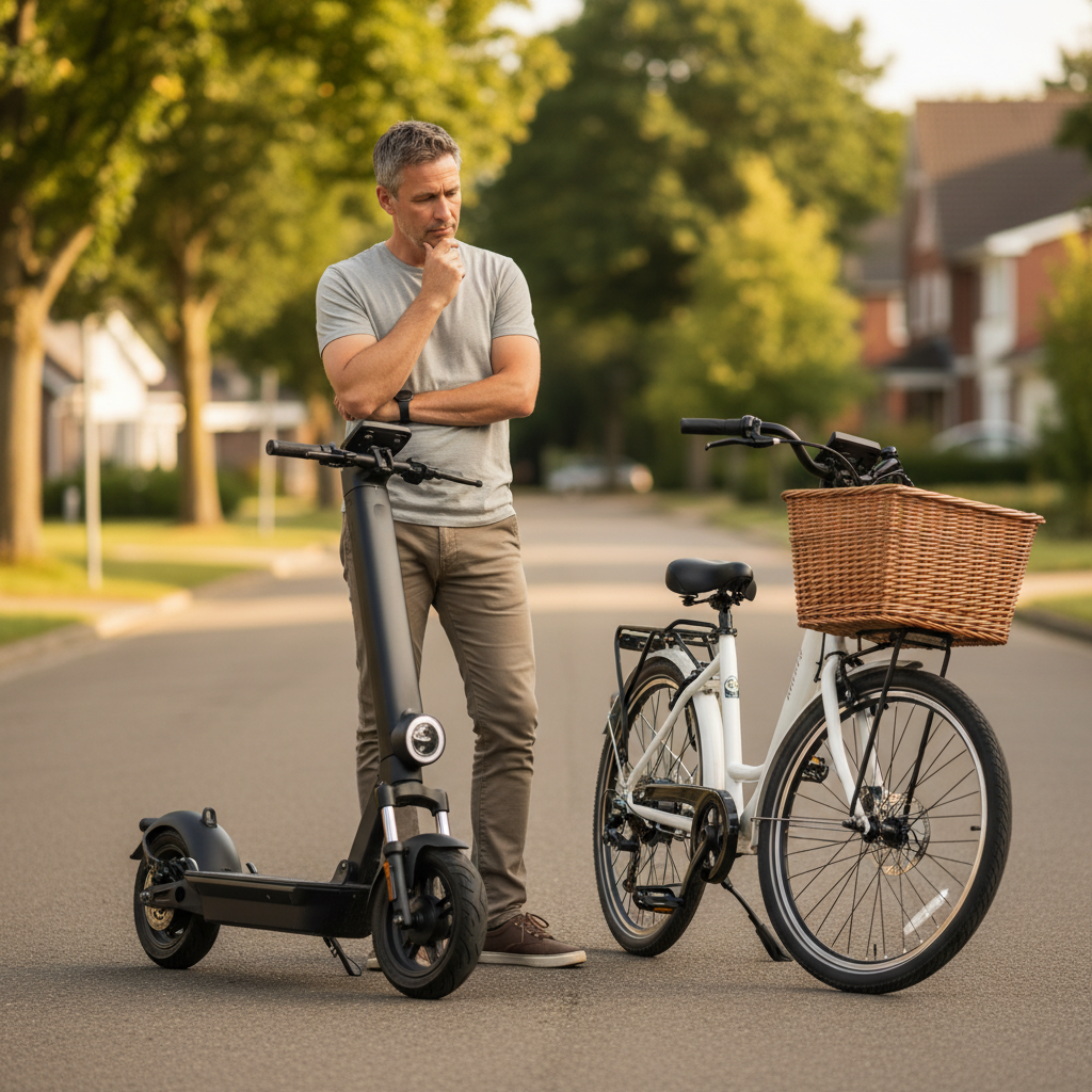 เลือกไม่ถูกอ่านเลย! 'สกู๊ตเตอร์ vs จักรยานไฟฟ้า' ต่างกันตรงไหน คันไหนเหมาะกับคุณ - electric-scooter-vs-ebike-comparison-buying-guide