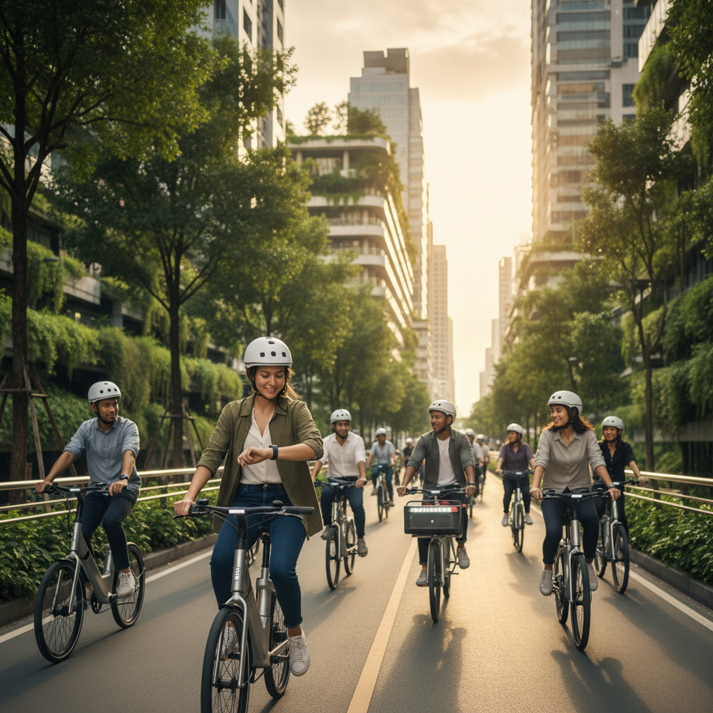 เทรนด์ใหม่! เมื่อ E-Bike อาจเปลี่ยนระยะทางเป็น Carbon Credit - future-trend-carbon-credit-rewards-ebike-users
