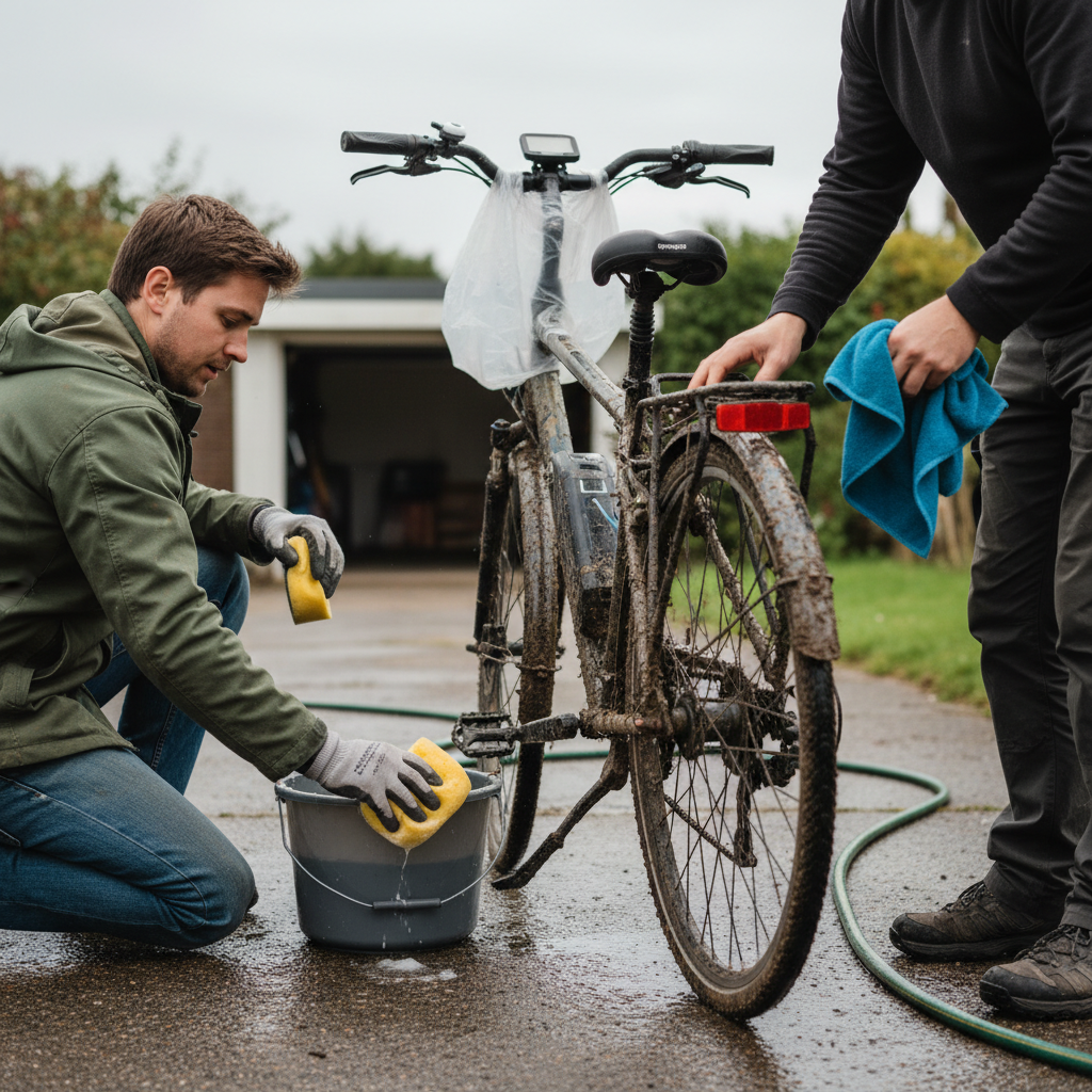 ฉีดน้ำแรงไปพังแน่! วิธีล้าง 'จักรยานไฟฟ้า' ที่ถูกต้อง สะอาดไว ไฟไม่ช็อต - how-to-clean-ebike-safety-guide
