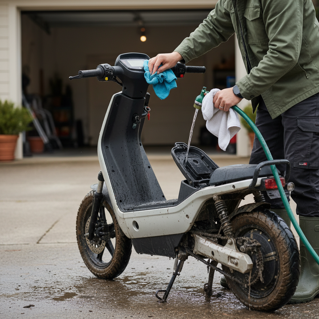ล้างรถไฟฟ้ายังไงไม่ให้พัง? 4 จุดห้ามโดนน้ำเด็ดขาด - how-to-wash-ebike-safely-guide