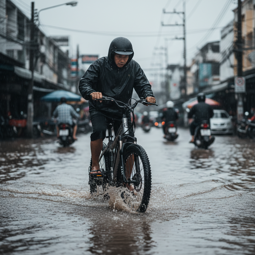 ลุยน้ำได้แค่ไหน? เจาะลึกค่ามาตรฐาน “IP Rating” ในจักรยานไฟฟ้า เรื่องสำคัญที่คนไทยต้องรู้ก่อนซื้อ - ip-rating-waterproof-standard-ebike-scooter-guide