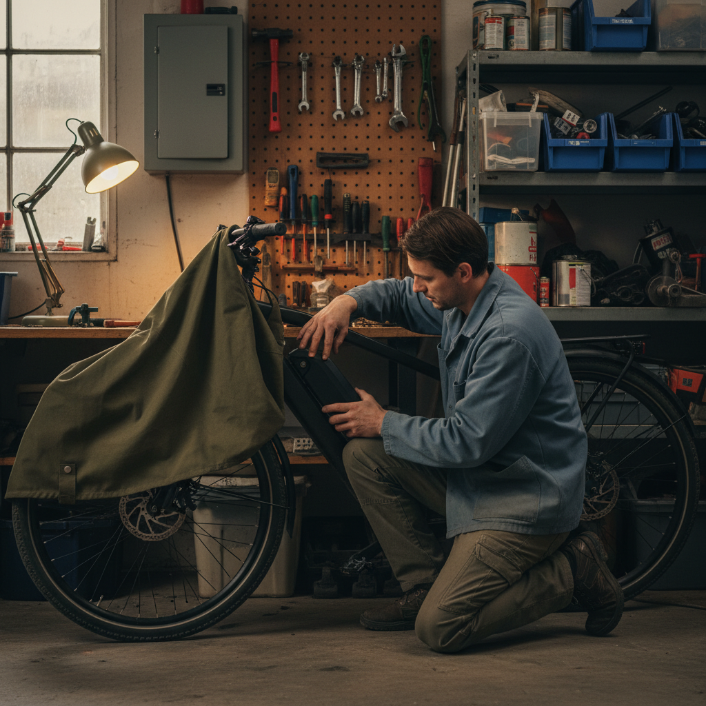 จอดนานระวังพัง! วิธีถนอมแบต E-Bike ช่วงหยุดยาว ชาร์จแค่ไหนไฟไม่บวม? - long-term-ebike-battery-storage-guide