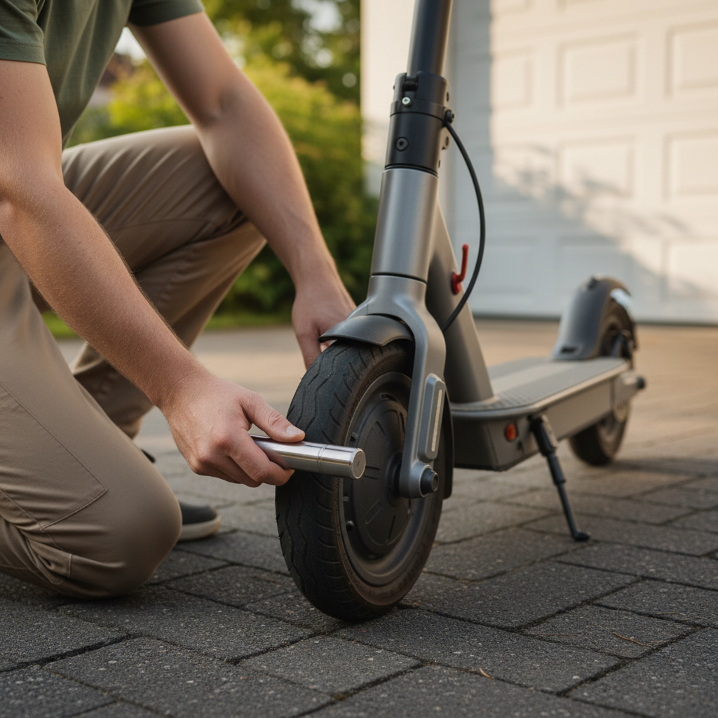 ยางอ่อนกินไฟ! เติมลมยางแค่ไหนถึงประหยัดแบตฯ และปลอดภัย - proper-tire-pressure-ebike-maintenance-guide