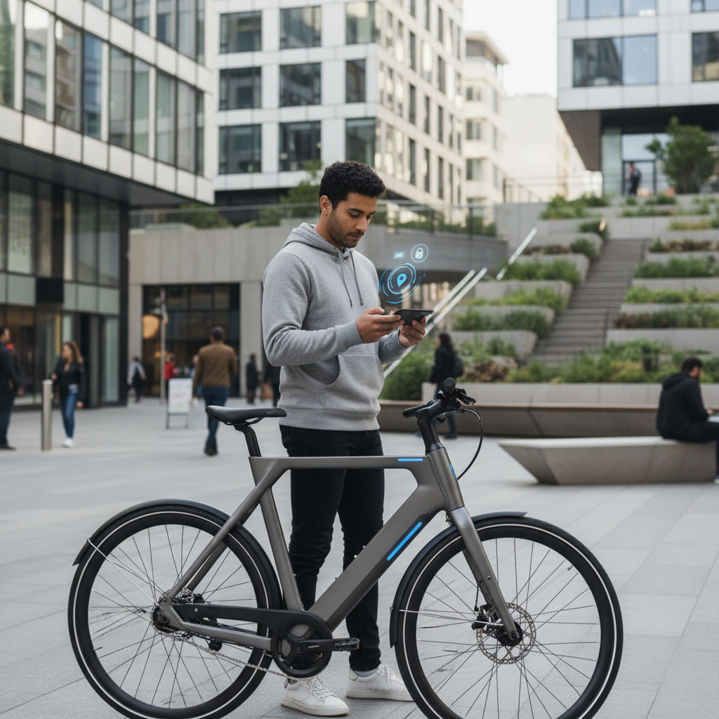 เทรนด์ 2026: 'Smart E-Bike' เชื่อมแอปฯ-กันขโมย GPS มาตรฐานใหม่ที่ต้องมี! - smart-ebike-iot-trend-2026-app-connectivity