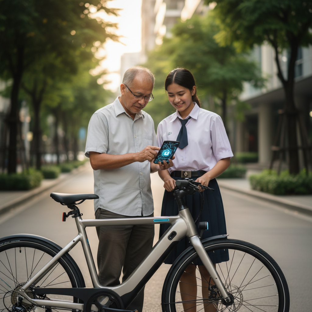 E-Bike 2026 ล้ำไปอีกขั้น! เจาะระบบ “Smart Safety” แจ้งเตือนอุบัติเหตุ-กันขโมยผ่านแอปฯ - smart-ebike-safety-technology-update-2026