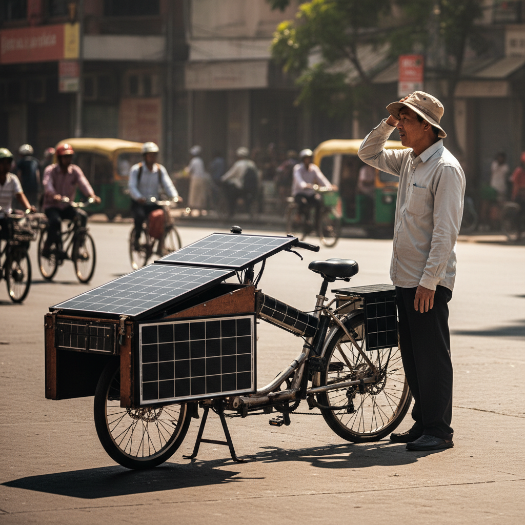 ชาร์จฟรีไม่ง้อปลั๊ก? เจาะเทรนด์ 'Solar E-Bike' ติดแผงโซลาร์วิ่งได้จริงไหม หรือแค่ขายฝัน? - solar-energy-ebike-trend-2026-review