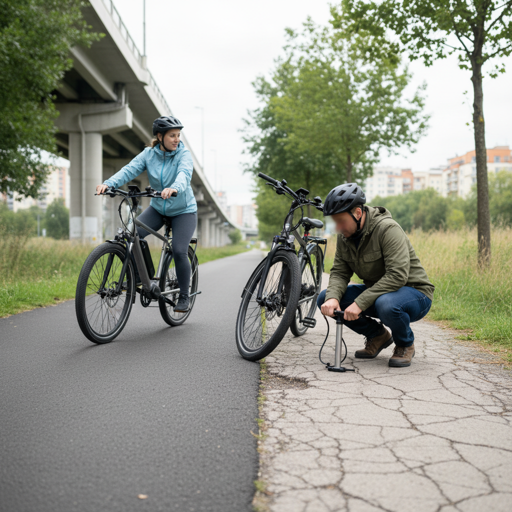 ยางรั่วเบื่อไหม? เทียบ 'ยางตัน vs ยางลม' E-Bike แบบไหนดีกว่า? - solid-vs-pneumatic-tire-ebike-guide