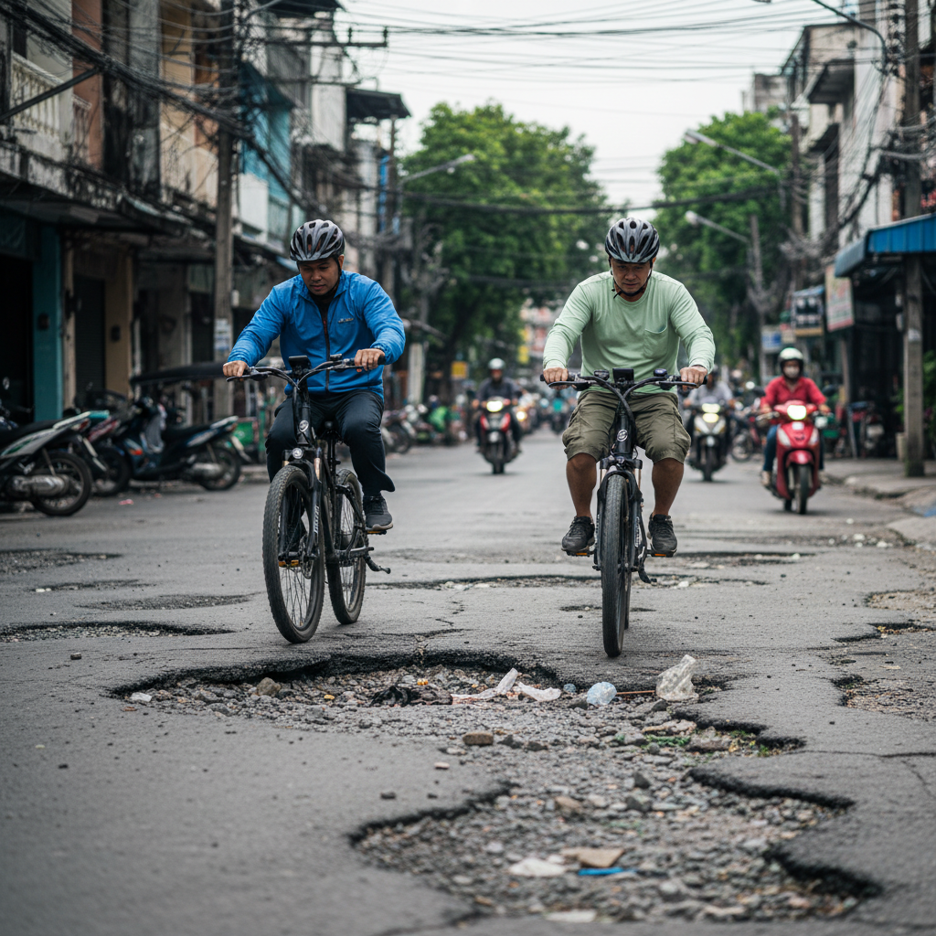 ยางตัน vs ยางลม: เลือกแบบไหนให้เหมาะกับถนนเมืองไทย? ข้อดี-ข้อเสียที่คนขี่ E-Bike ต้องรู้ - solid-vs-pneumatic-tires-ebike-comparison-guide