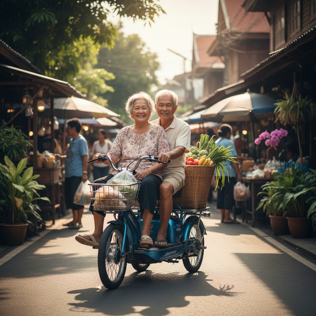 ทรงตัวไม่เก่งก็ขี่ได้! เทรนด์ 'สามล้อไฟฟ้า' ปี 2026 ขวัญใจวัยเก๋า มาแรงสุดๆ - three-wheel-electric-bike-trend-2026-elderly