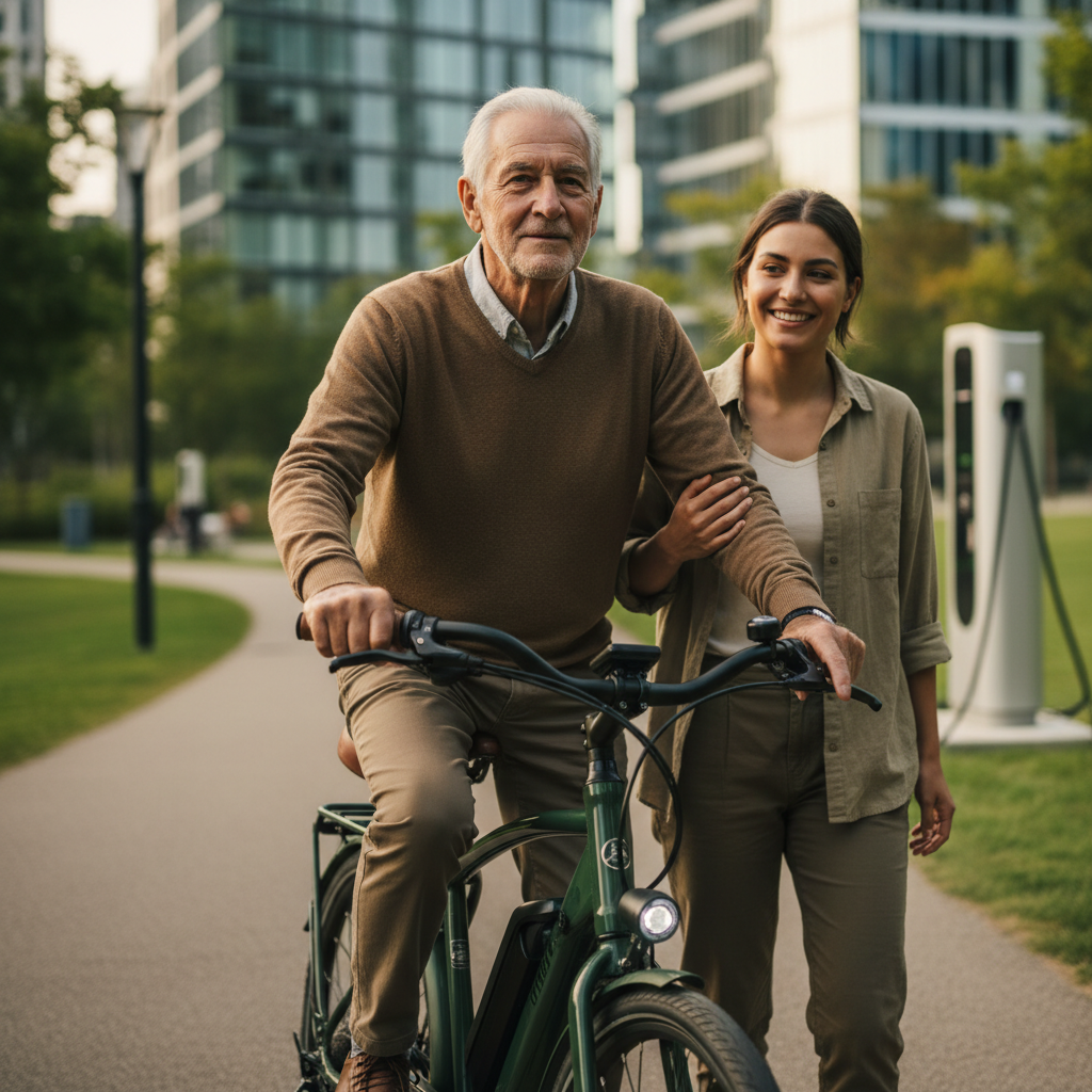 เทคโนโลยี EV ปี 2026! ระบบ AI ช่วยเบรกใน E-Bike วัยเก๋า - 2026-ai-ebike-safety-tech