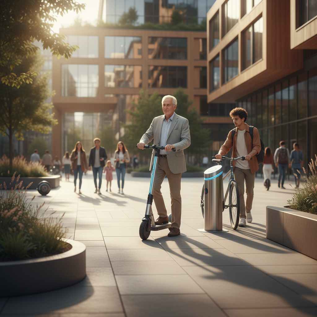 อนาคต EV 2026! สกู๊ตเตอร์ไฟฟ้าติด AI กันขโมยและช่วยทรงตัว - 2026-ai-electric-scooter-ev