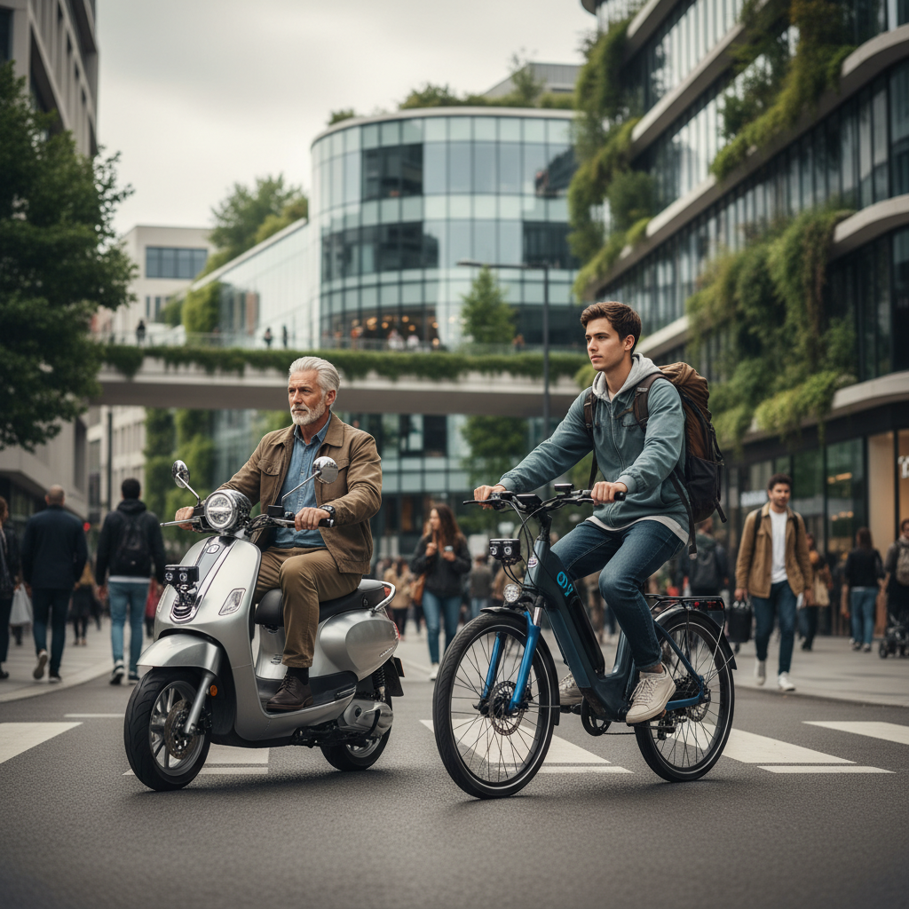 อนาคต EV 2026! สกู๊ตเตอร์ไฟฟ้าติด AI เบรกอัตโนมัติ - 2026-ai-scooter-safety-trend