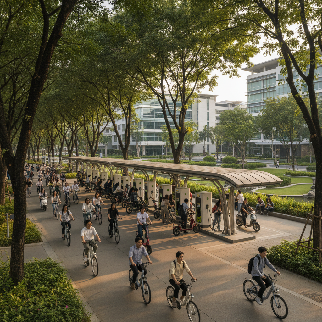 เทรนด์มหาลัย 2026! เล็งใช้ E-Bike 100% ลดค่าใช้จ่ายนักศึกษา - 2026-campus-ebike-ev-trend