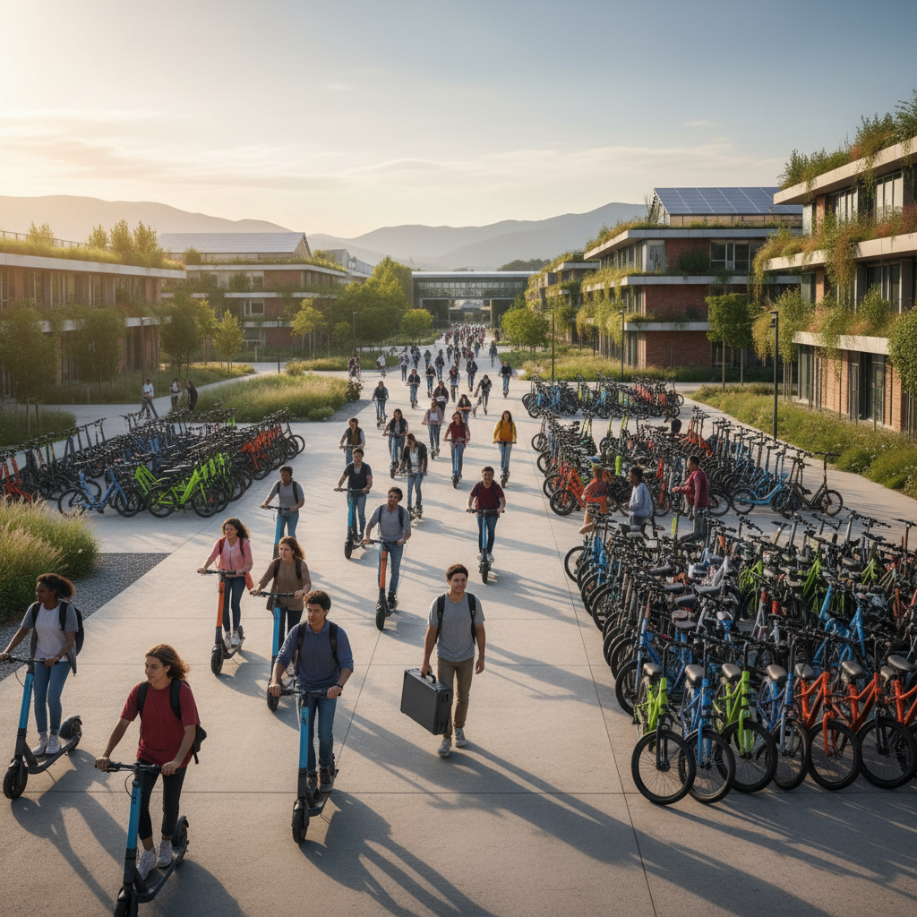 เทรนด์มหาลัย 2026! สกู๊ตเตอร์ EV ฮิตแซงมอเตอร์ไซค์ - 2026-campus-ev-scooter-trend