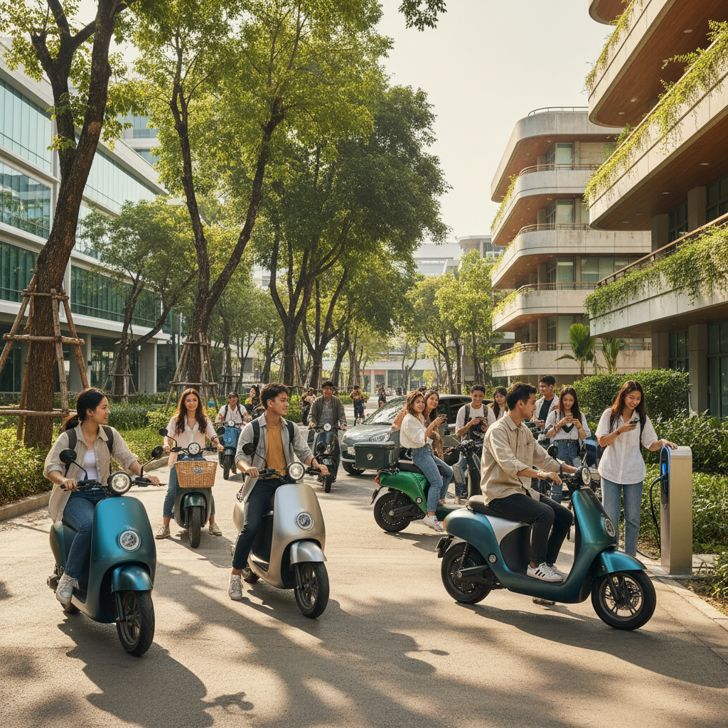 เทรนด์วัยเรียน 2026! สกู๊ตเตอร์ EV ฮิต ขับง่าย เซฟค่าน้ำมัน - 2026-campus-scooter-ev-trend