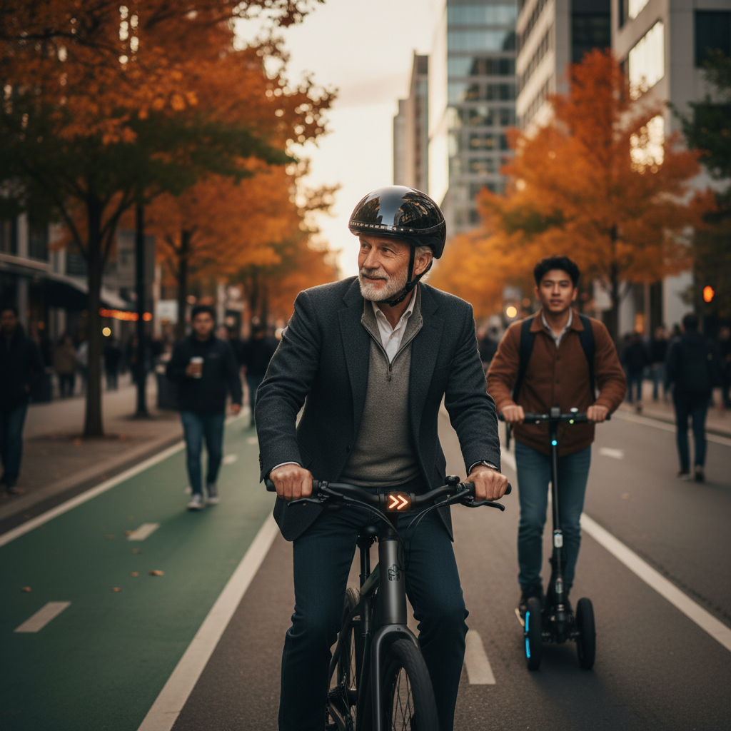 อนาคต EV 2026: ระบบ AI บน E-Bike เตือนก่อนชน ปลอดภัยทุกวัย - 2026-ebike-ai-safety-sensor