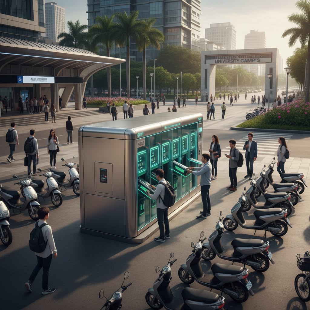 เทรนด์ 2026! ตู้สลับแบตเตอรี่ E-Bike นวัตกรรมชาร์จแห่งอนาคต - 2026-ebike-battery-swap-trend