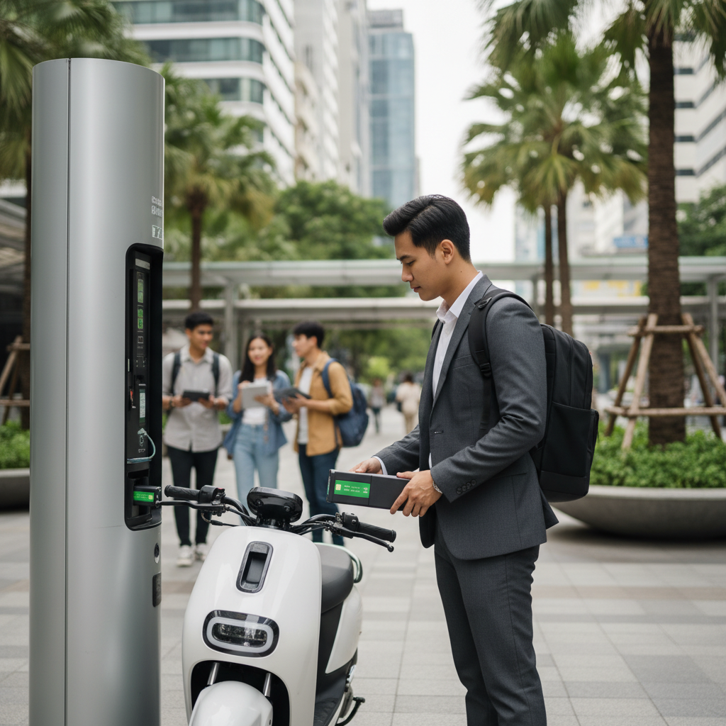 วิเคราะห์ตลาด 2026! เทรนด์ตู้สลับแบต E-Bike ไม่ต้องรอชาร์จ - 2026-ebike-battery-swap-trend