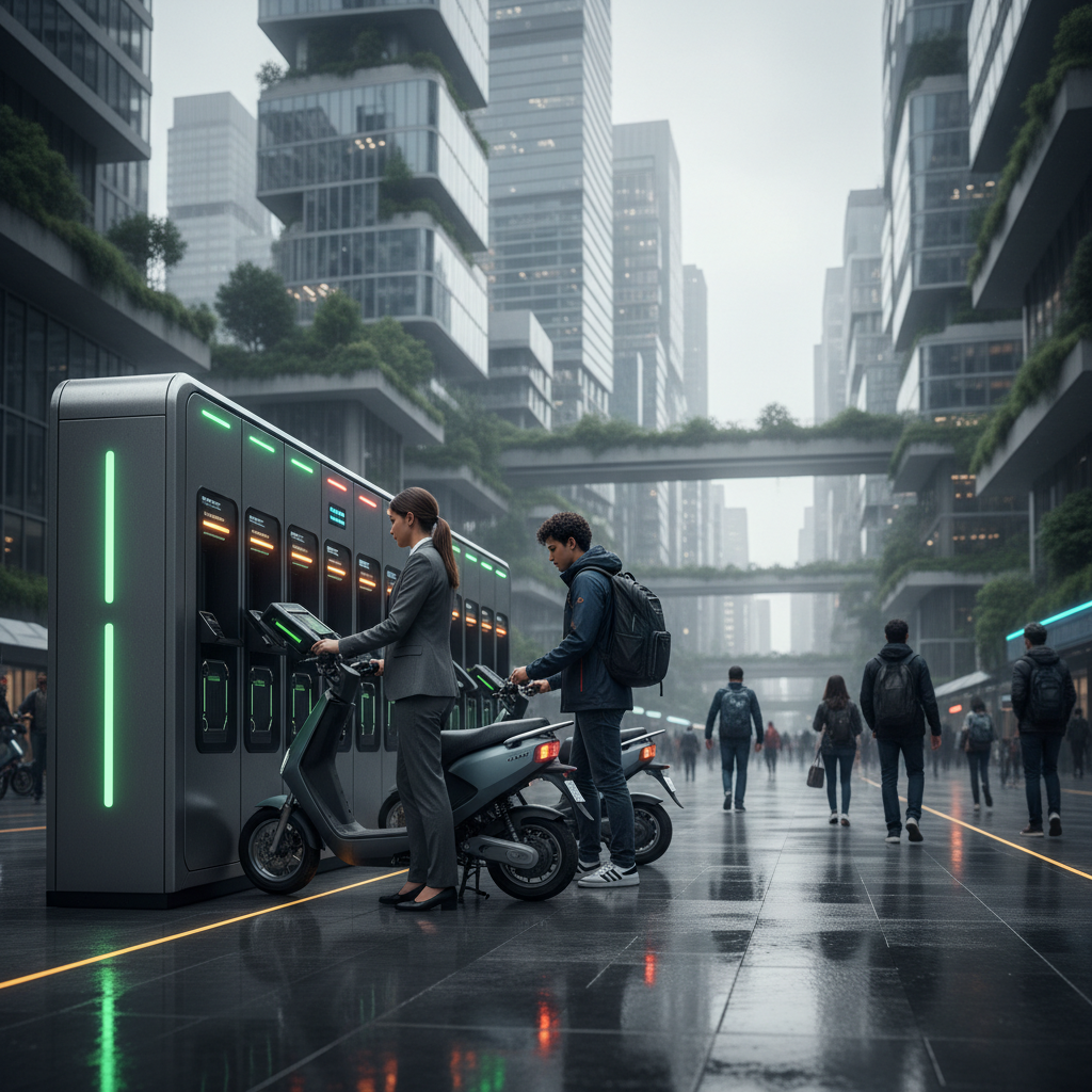 เทรนด์โลก 2026! สถานีสลับแบตเตอรี่ E-Bike ชาร์จไวไม่ต้องรอ - 2026-ebike-battery-swap-trend